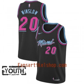 Miami Heat Trikot Justise Winslow 20 2018-19 Nike City Edition Schwarz Swingman - Kinder